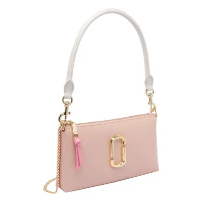 Marc Jacobs Two-tone Leather Snapshot Shoulder Bag In Multi