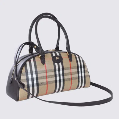 Burberry Highlands Bowling Bag In Neutral