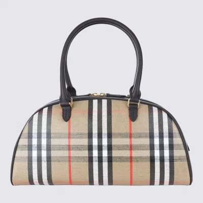 Burberry Highlands Bowling Bag In Neutral