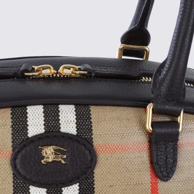 Burberry Highlands Bowling Bag In Neutral