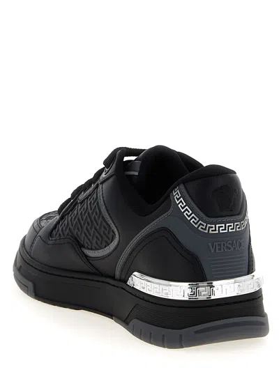 Versace Sneaker With Greek In Black