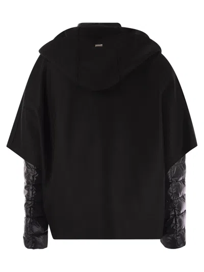 Herno Resort Hood In Ultralight Wool And Nylon In Multi