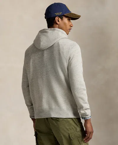 Polo Ralph Lauren Gray Polo Bear Hoodie In Gray