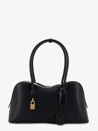 Stella Mccartney Stella Ryder Medium Vegan Leather Shoulder Bag In Black