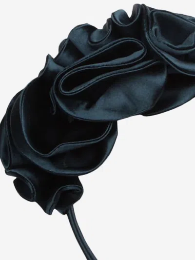 Jessie And James Girls Sweet Pea Headband In Blue