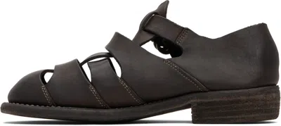 Guidi Brown 99snd Sandals In Black