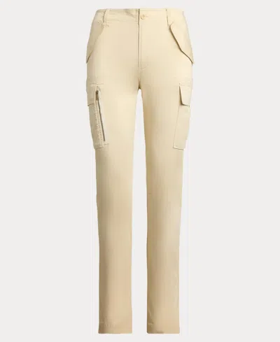 Ralph Lauren Women's Cotton Sateen Cargo Pant In Brown