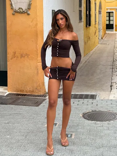 Outcast Markeda Skirt Chocolate