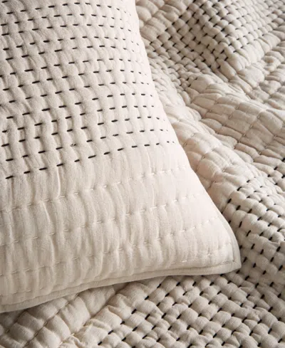 Oake Pick Stitch 3-pc. Coverlet Set, Full/queen, Exclusively At Macy's In Multi