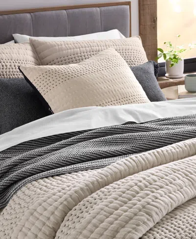 Oake Pick Stitch 3-pc. Coverlet Set, Full/queen, Exclusively At Macy's In Multi