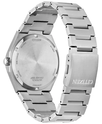 Citizen Zenshin Mens Silver Tone Bracelet Watch Aw0130-85x In Metallic
