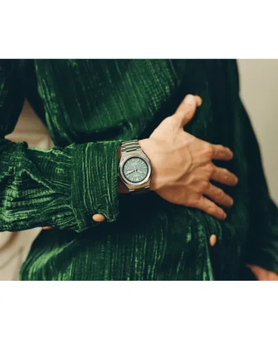 Citizen Zenshin Mens Silver Tone Bracelet Watch Aw0130-85x In Metallic