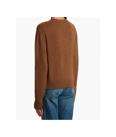 Khaite Nera Sweater In Brown