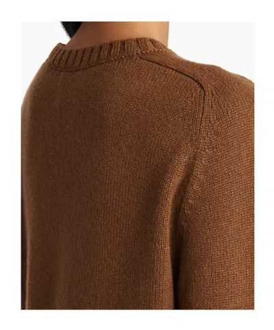 Khaite Nera Sweater In Brown