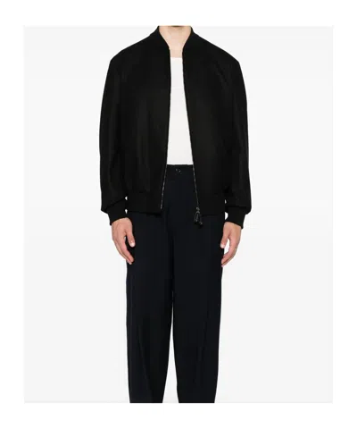 Giorgio Armani Outerwear In Black