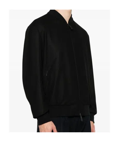 Giorgio Armani Outerwear In Black