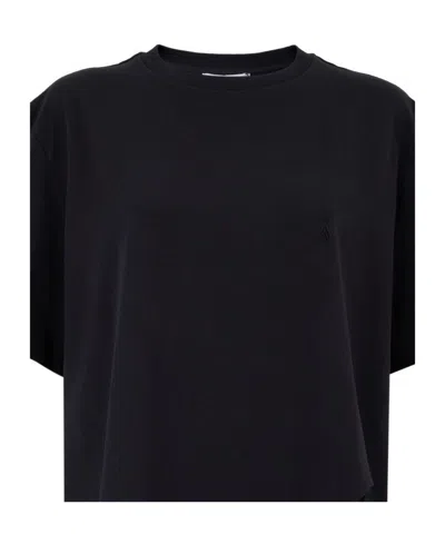 Attico Oversized T Shirt In Black