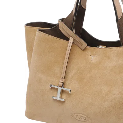 Tod's Dolce & Gabbana Black Calf Leather Flat Shoes In Nude