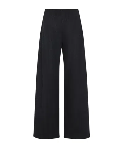 Fabiana Filippi Wide-leg Trousers With Tailored Fit In Black