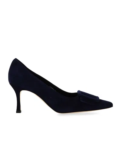 Manolo Blahnik Pointed High Heels In Black
