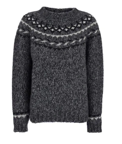 P.a.r.o.s.h P. A.r. O.s. H. Alpaca Sweater In Gray