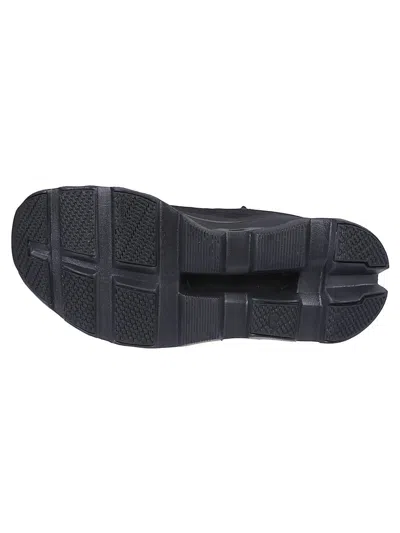 On Cloudmster Mesh Low-top Sneakers In Black