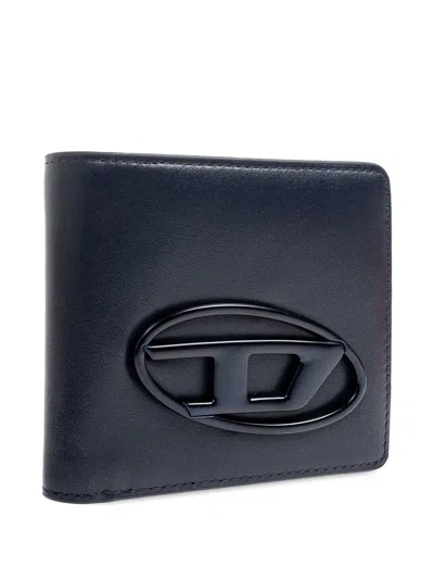 Diesel Bi-fold Wallet In Blue