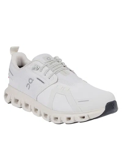 On Cloud 6 Waterproof Low-top Sneakers In White