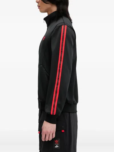 Human Made Heart-logo Track Top In Black