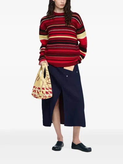 Jw Anderson J. W. Anderson 'multi Stripe' Sweater In Red