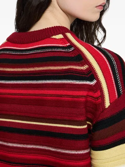 Jw Anderson J. W. Anderson 'multi Stripe' Sweater In Red