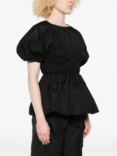 Cecilie Bahnsen Brooklyn Top In Black