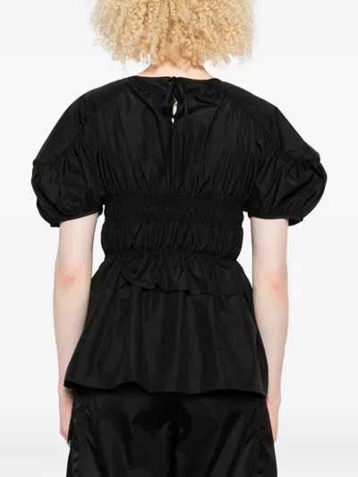 Cecilie Bahnsen Brooklyn Top In Black