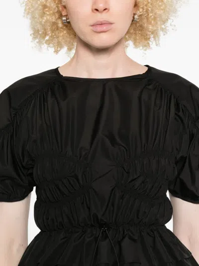 Cecilie Bahnsen Brooklyn Top In Black