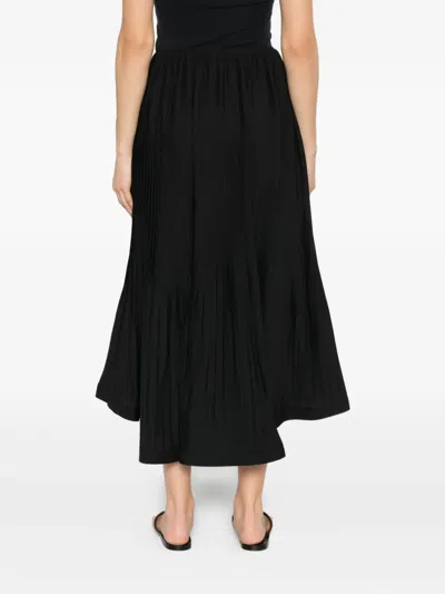 P.a.r.o.s.h Pleated Skirt In Black