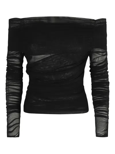 Federica Tosi Tulle Sweater In Black
