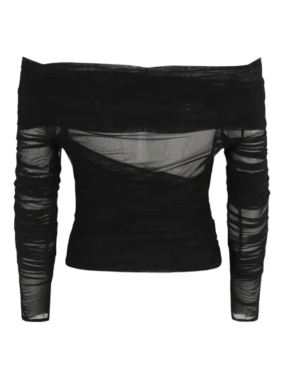 Federica Tosi Tulle Sweater In Black