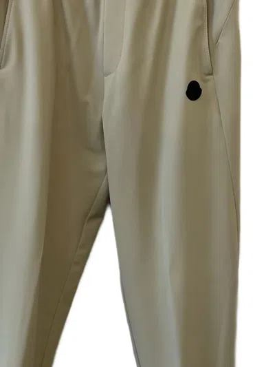 Moncler Elasticated-cuff Track Pants In Neutral
