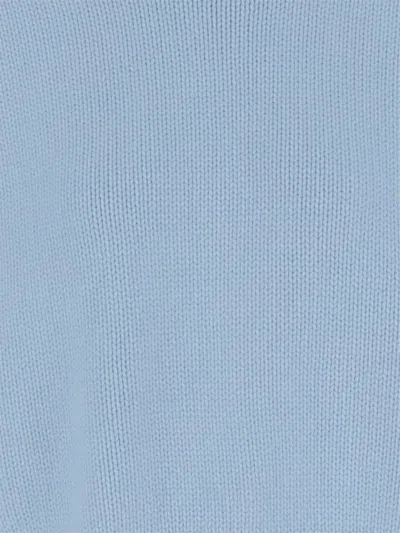 Sa Su Phi Women Light Blue Wool Jade Sweater, S Luxury Sweaters & Knitwear For Women Darveys In Blue