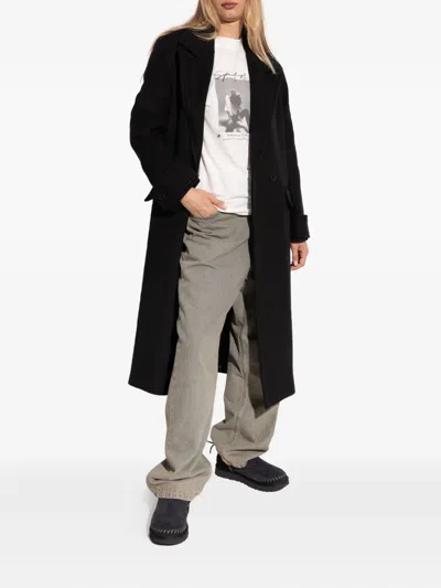 Ugg Classic Ultra Mini Biarritz Ankle Boots In Black