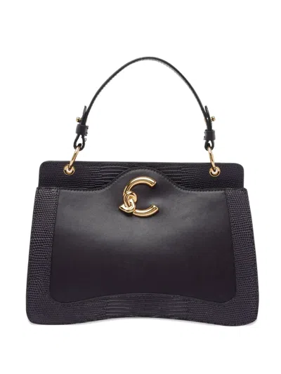 Coccinelle C-me Bimateri Crossbody Bag In Black