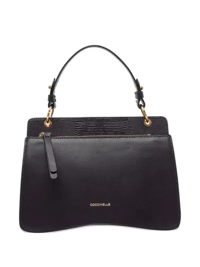 Coccinelle C-me Bimateri Crossbody Bag In Black
