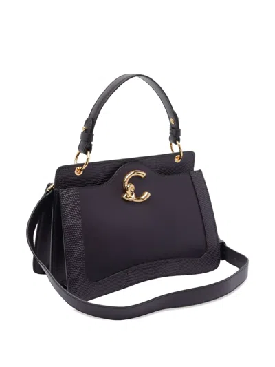 Coccinelle C-me Bimateri Crossbody Bag In Black