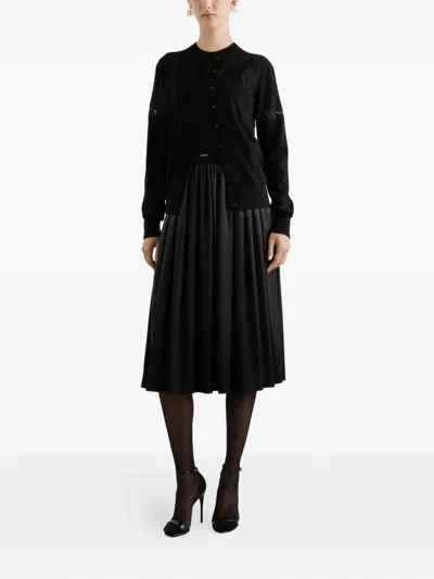 Dolce & Gabbana Cashmere And Silk Sweater In Black