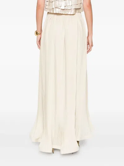 P.a.r.o.s.h Pleated Skirt In Neutral
