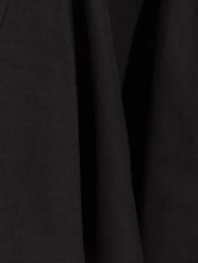 Allsaints Womens Black Tulip Draped Mid-rise Cotton Mini Skirt