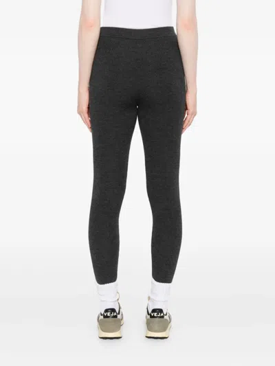 P.a.r.o.s.h Wool Leggings In Black