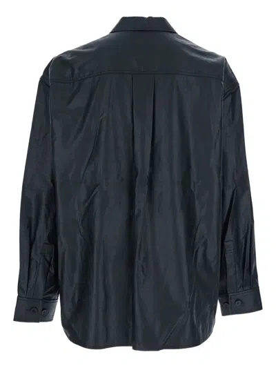 精裁衣领涂层棉衬衫