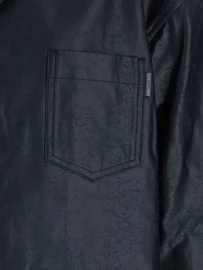 精裁衣领涂层棉衬衫