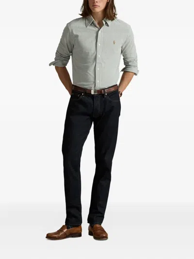 Polo Ralph Lauren Striped-pattern Shirt In Gray